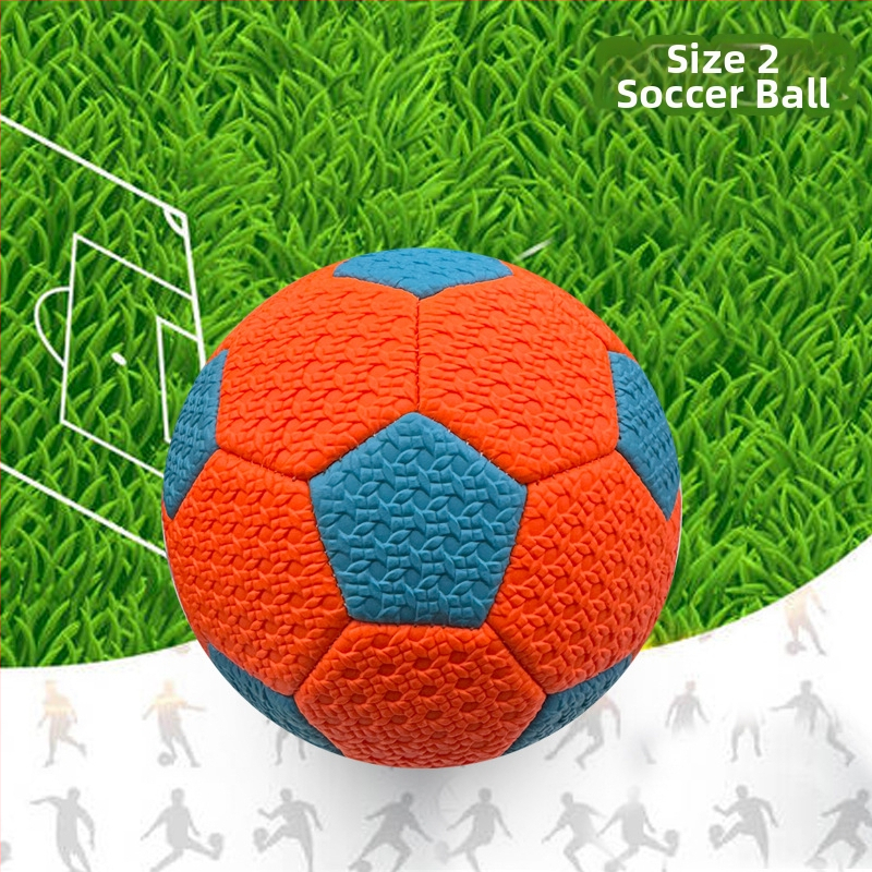 Fotbal pentru copii Nr. 2 – Minge PVC, cusătură pe mașină, model împletit, pentru copii