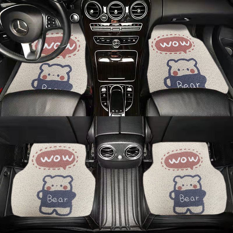 Универсална PVC автомобилна подложка със жична халка, марка Jintai, общо приложение, отпечатано лого, възможност за персонализиране