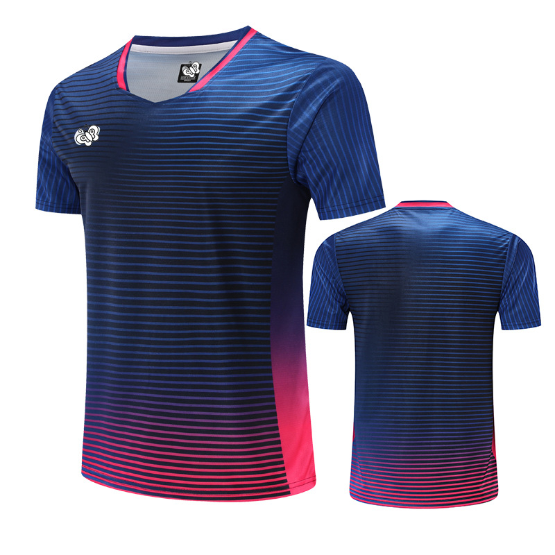 Odjeća za stolni tenis – kratki rukav, unisex, 100% poliester, mješavina kemijskih vlakana