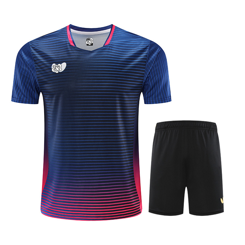 Odjeća za stolni tenis – kratki rukav, unisex, 100% poliester, mješavina kemijskih vlakana