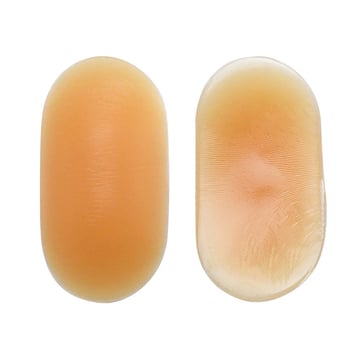 Силиконова защита за тазобедрената област, елипсовидна форма; за ежедневна употреба, кънки, ски и бокс; защита от падания