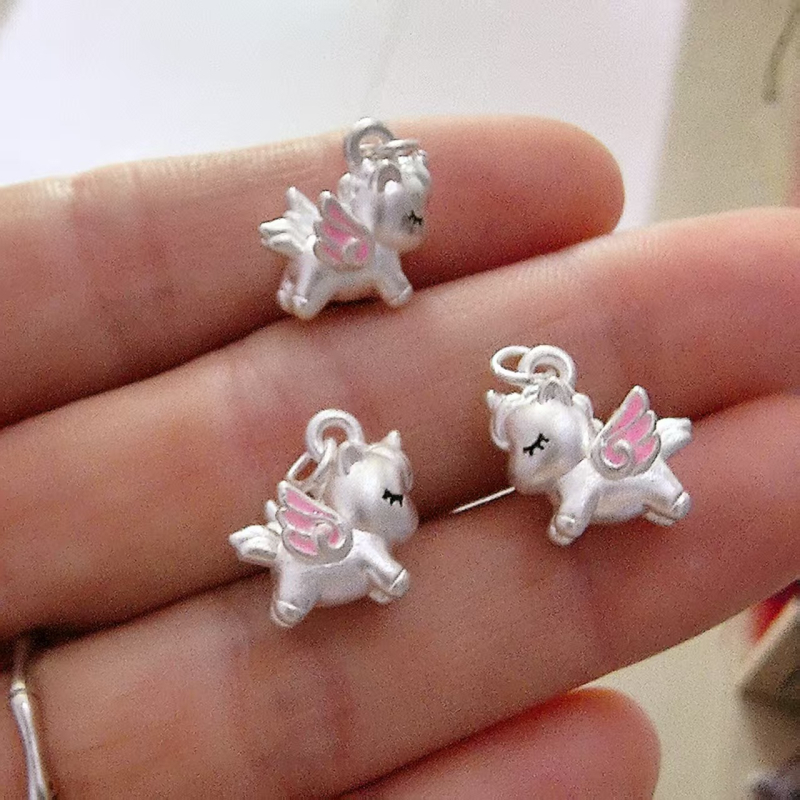 Accesoriu DIY pentru bijuterii — Argint pur 999, prelucrare de precizie, stil desene animate, model Totem, origine Putian