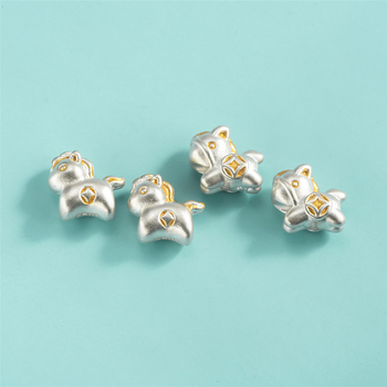 Brățară cu mărgele din argint 925, prelucrare 3D, mărgele răspândite, stil versatil, origine Shantou