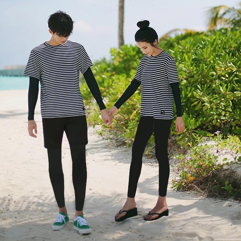 Aiqilin Odijelo za ronjenje i snorkeling - Zaštita od sunca, Brzo sušenje, Dugi rukavi i duge hlače, Unisex, Odrasli