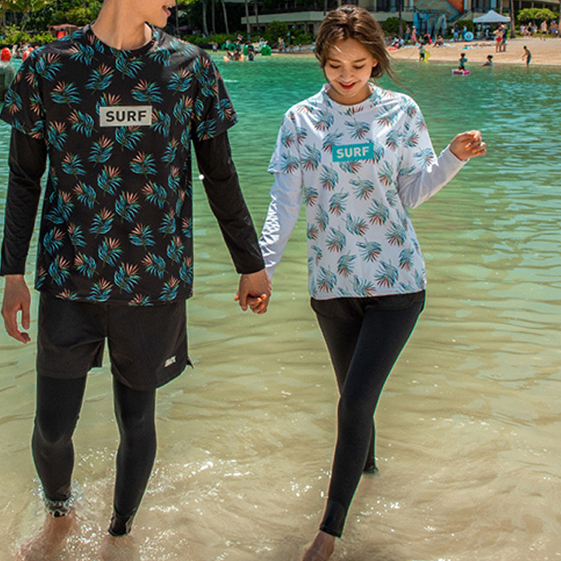 Aiqilin Odijelo za ronjenje i snorkeling - Zaštita od sunca, Brzo sušenje, Dugi rukavi i duge hlače, Unisex, Odrasli