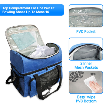 Bowling torba - prijenosna, materijal 600d, težina 1100 g