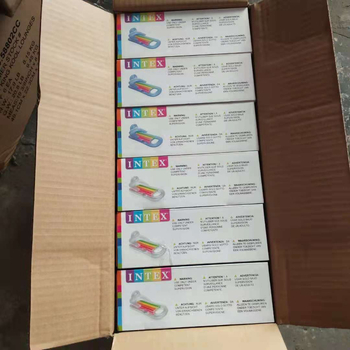 INTEX58802 Nafukana plovajuća ležaljka za jednu osobu — Vodeni odmor, Ležanje na vodi, Debeli plažni madrac