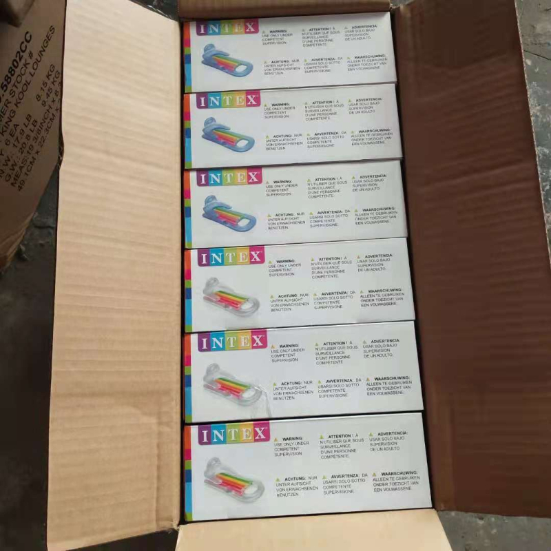 INTEX58802 Nafukana plovajuća ležaljka za jednu osobu — Vodeni odmor, Ležanje na vodi, Debeli plažni madrac