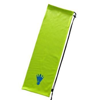 Torba za rekete za badminton i tenis sa šnnom za zatvaranje, baršunasto platno (185 g) i poliester, model 348787, za odrasle