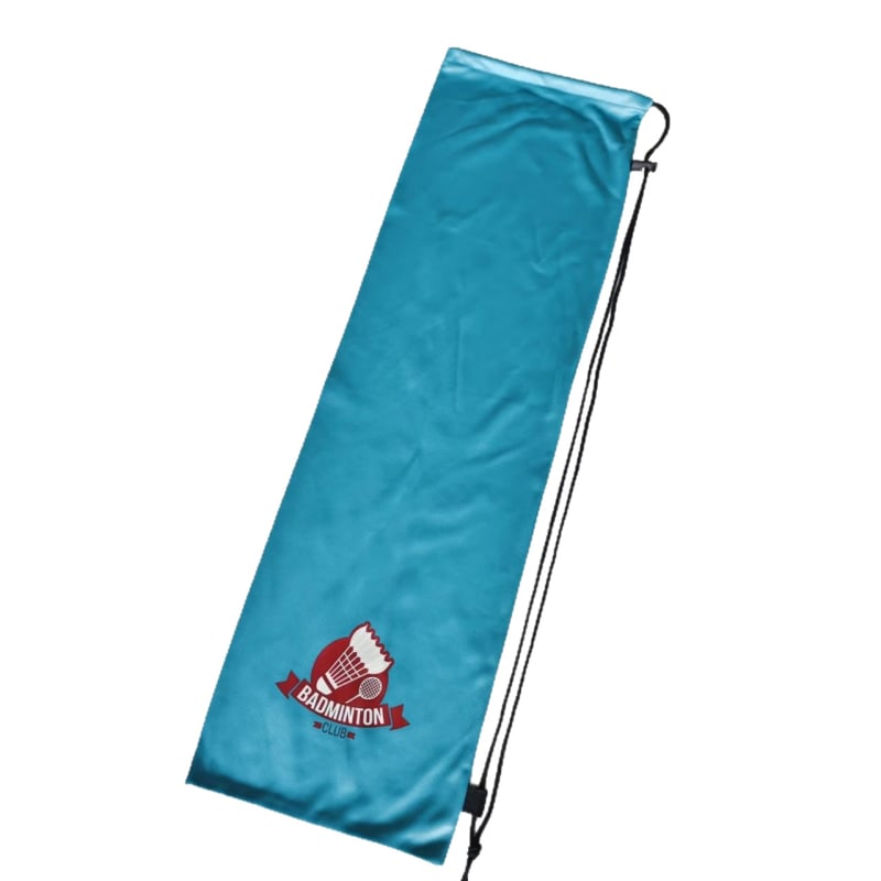 Torba za rekete za badminton i tenis sa šnnom za zatvaranje, baršunasto platno (185 g) i poliester, model 348787, za odrasle