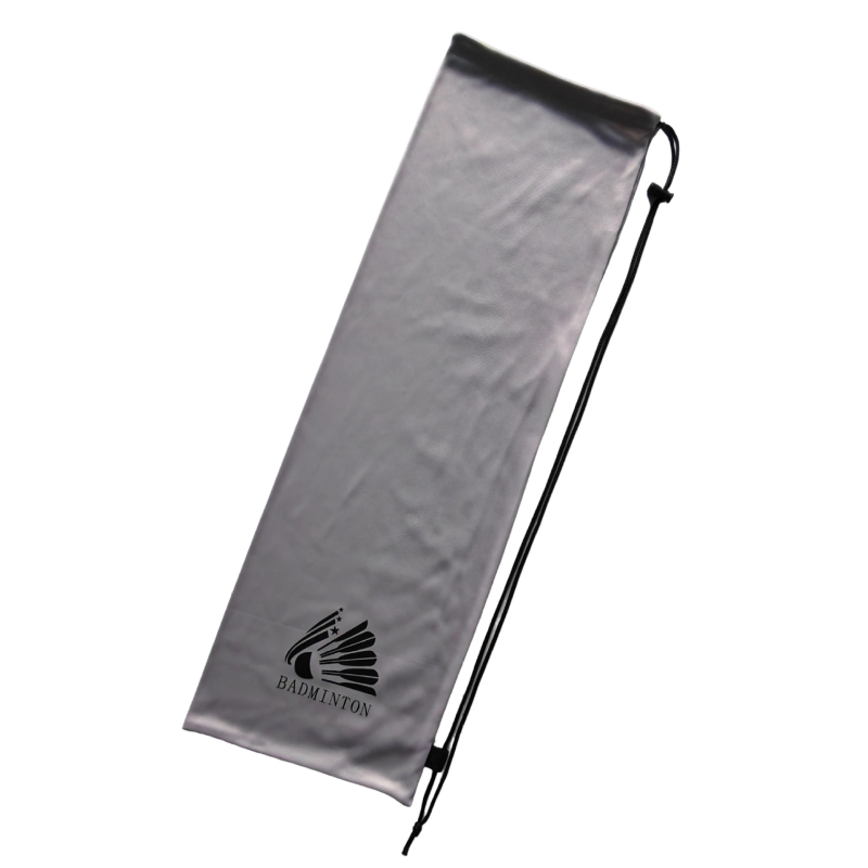 Torba za rekete za badminton i tenis sa šnnom za zatvaranje, baršunasto platno (185 g) i poliester, model 348787, za odrasle