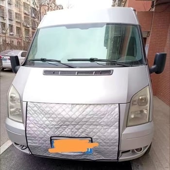 Κάλυμμα για το εμπρόσθιο παρμπρίζ αυτοκινήτου, παχυσμένο ύφασμα Oxford με βαμβάκι, καθολική εφαρμογή, ενσωματωμένη εγκατάσταση, μόνωση για τον χειμώνα