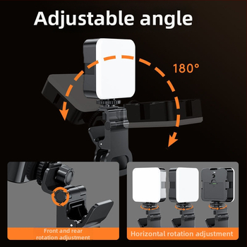 LED töltőfény fotózásra — kézi használat, háromszínű hőmérséklet, 10W alatt, élő közvetítéshez
