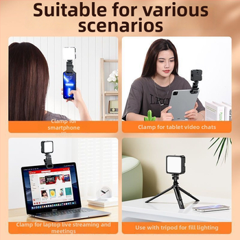 LED töltőfény fotózásra — kézi használat, háromszínű hőmérséklet, 10W alatt, élő közvetítéshez