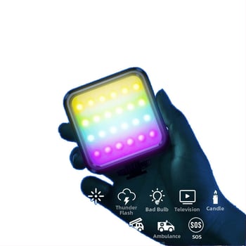 LED töltőfény fotózásra — kézi használat, háromszínű hőmérséklet, 10W alatt, élő közvetítéshez