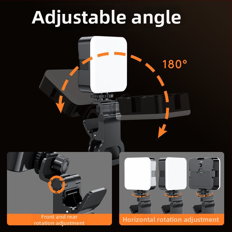 LED töltőfény fotózásra — kézi használat, háromszínű hőmérséklet, 10W alatt, élő közvetítéshez