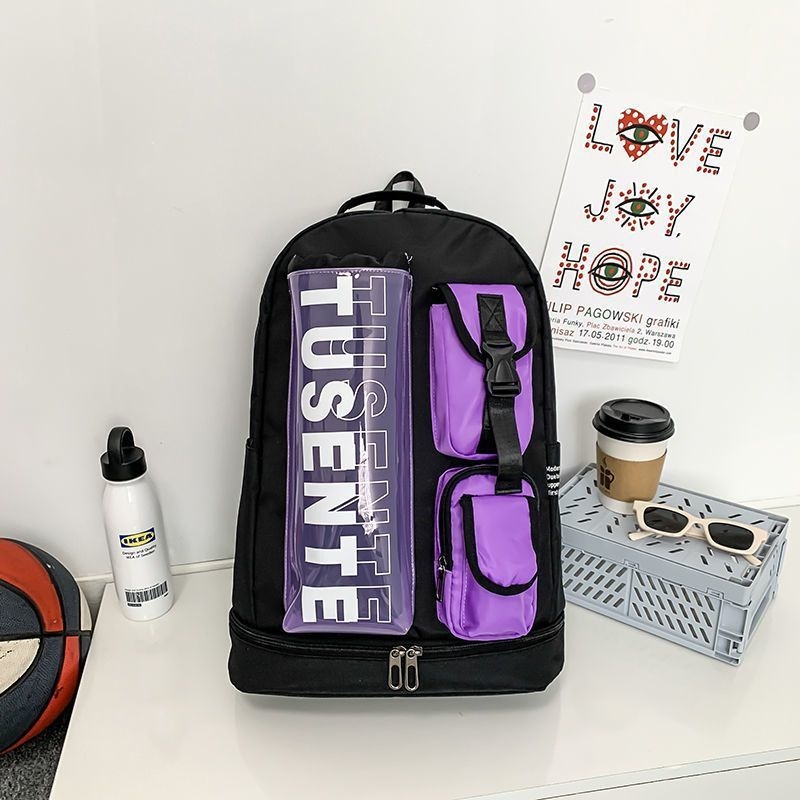 Спортна раница за бадминтон и тенис, голям капацитет, полиестер, персонализирана, подходяща за други спортове с топки