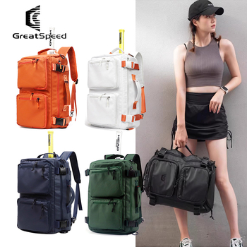 Чанта за тенис и бадминтон с три начина на носене: двойна раменна, единична раменна и ръчна — водоустойчива мултифункционална спортна чанта