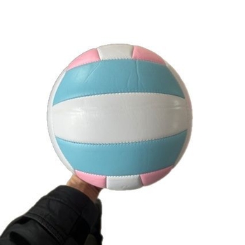 PVC Macaron odbojka za trening – šivana strojem, unutarnja lopta, ispis logotipa dostupan