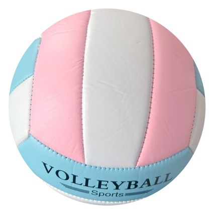 PVC Macaron odbojka za trening – šivana strojem, unutarnja lopta, ispis logotipa dostupan