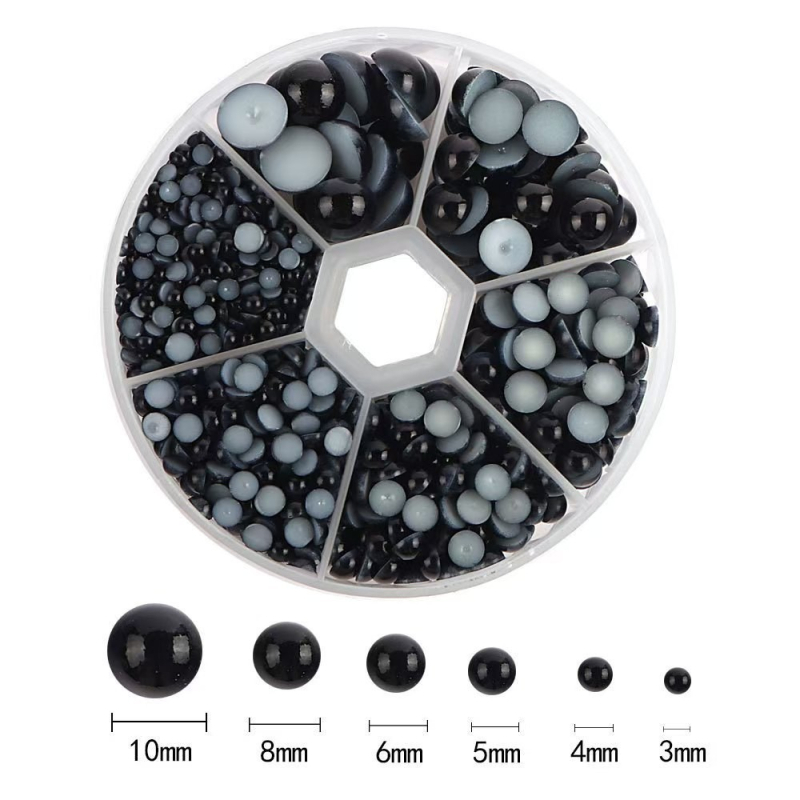 Părți pentru accesorii DIY – Material: Plastic/ Rășină, Procesare: Pulverizare, Model: Opt Ochi, Cod produs 5654404