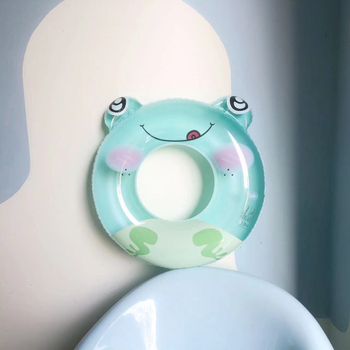 Gyerekeknek PVC úszógumi állatmintával kezdőknek, manuális felfújás