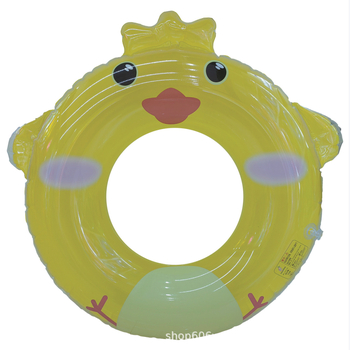 Gyerekeknek PVC úszógumi állatmintával kezdőknek, manuális felfújás