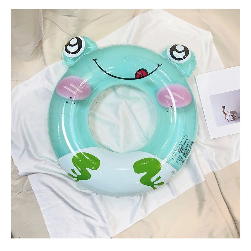 Gyerekeknek PVC úszógumi állatmintával kezdőknek, manuális felfújás