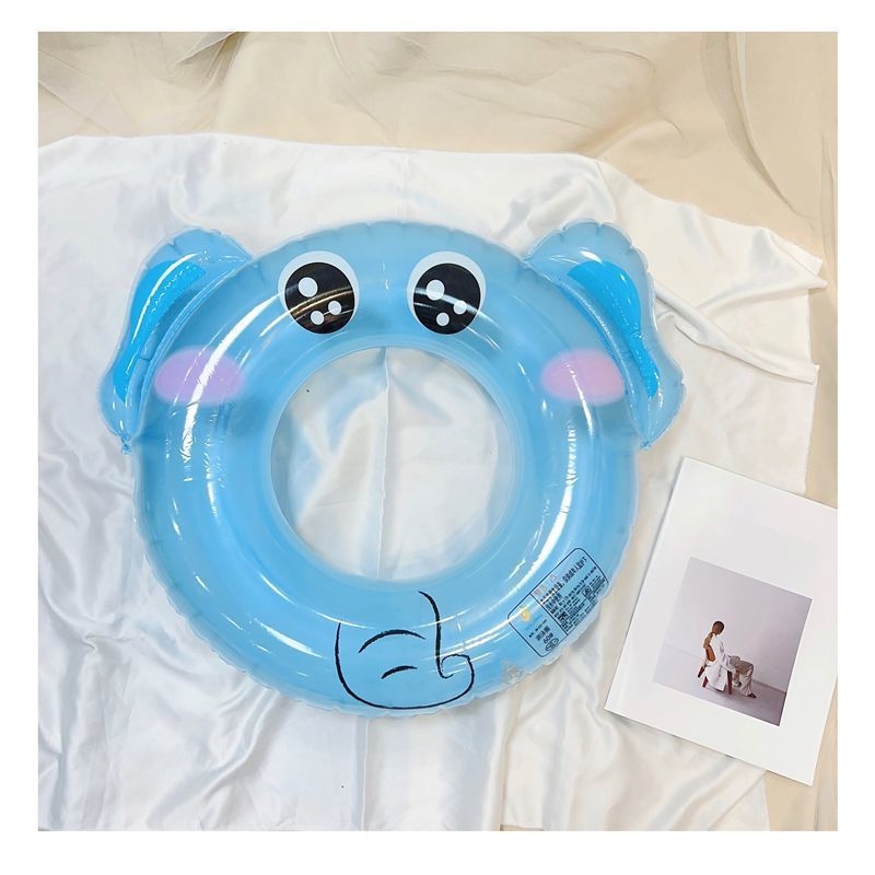 Gyerekeknek PVC úszógumi állatmintával kezdőknek, manuális felfújás