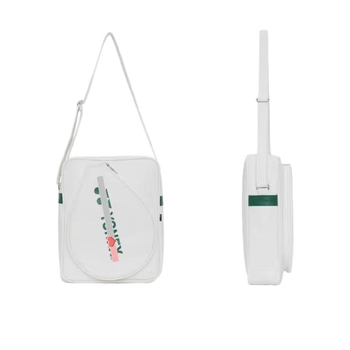 Чанта за бадминтон с голям капацитет, кръстосана презрамка; PU материал, водоустойчива тъкан; подходяща за бадминтон/тенис на маса