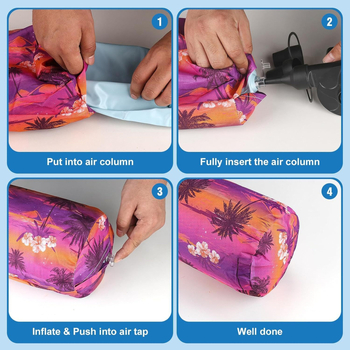 Nitecore Felfújható úszóágy, PVC belső bevonat + Oxford szövet, Modell W-001