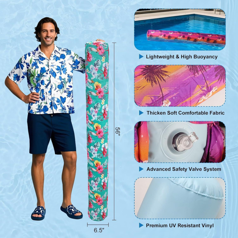 Nitecore Felfújható úszóágy, PVC belső bevonat + Oxford szövet, Modell W-001