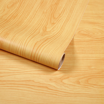 Tapeta s drvnim uzorkom, vodootporna zidna naljepnica za renoviranje namještaja, PVC, ravna zidna naljepnica, moderni minimalistički stil.