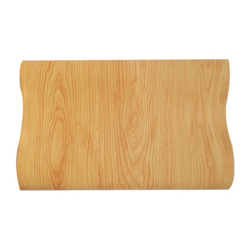 Tapeta s drvnim uzorkom, vodootporna zidna naljepnica za renoviranje namještaja, PVC, ravna zidna naljepnica, moderni minimalistički stil.