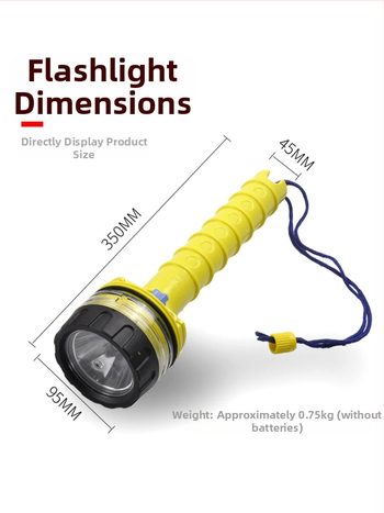 Yon Sub potápačská baterka, PC materiál, prispôsobiteľné osvetlenie pre potápanie