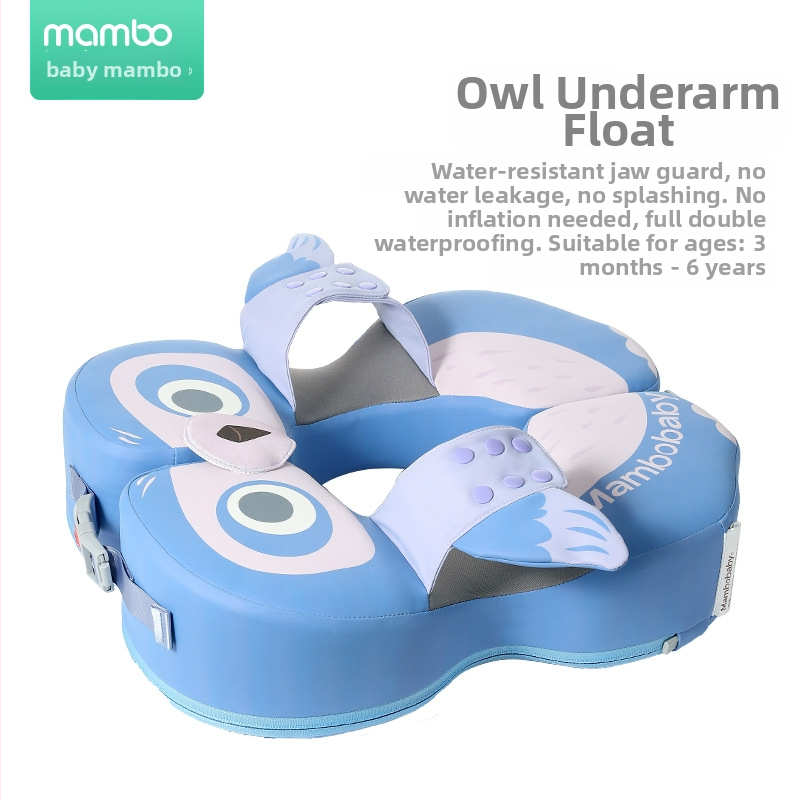 Mambobaby beznafukovací podpažný kruh s motívom Totoro, nastaviteľný, pre deti od 3 mesiacov do 6 rokov