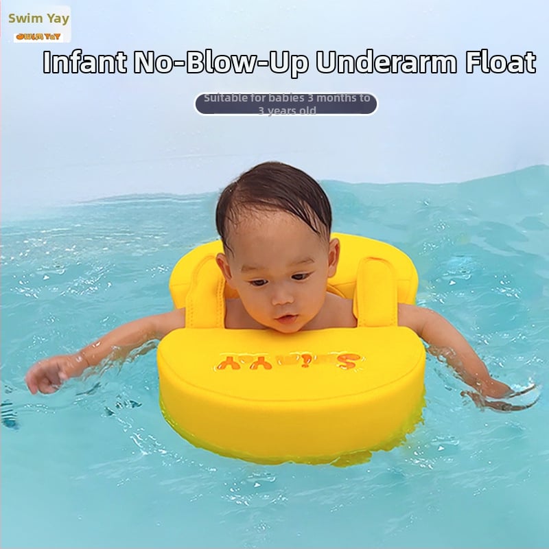 Dječji podlaktni plivački prsten s motivom pingvina, bez nadimanja, Ya006, ekološki materijal