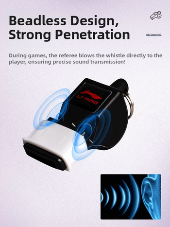 Fluier Li Ning, fluier sport profesional, material ABS, potrivit pentru alergare, fotbal, baschet, volei, tenis de masă și badminton