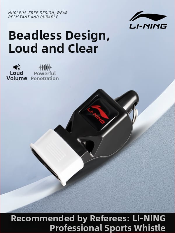 Fluier Li Ning, fluier sport profesional, material ABS, potrivit pentru alergare, fotbal, baschet, volei, tenis de masă și badminton