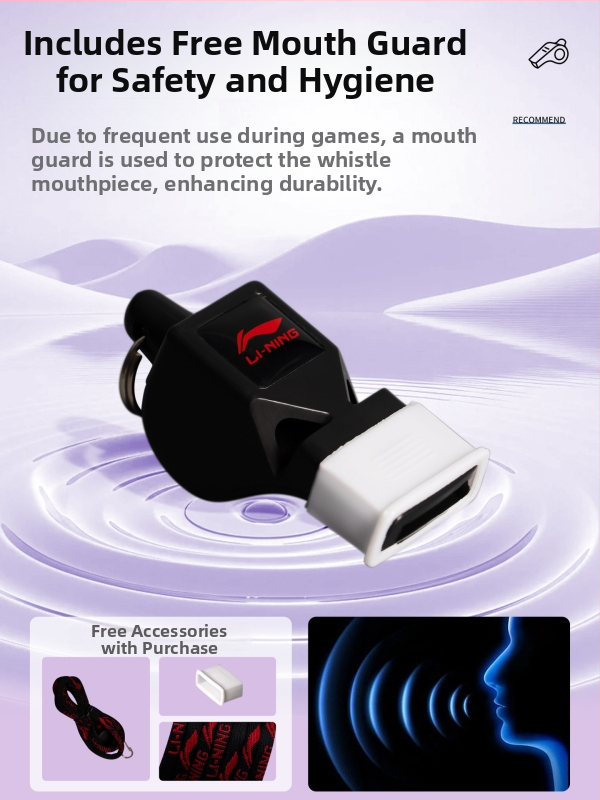 Fluier Li Ning, fluier sport profesional, material ABS, potrivit pentru alergare, fotbal, baschet, volei, tenis de masă și badminton