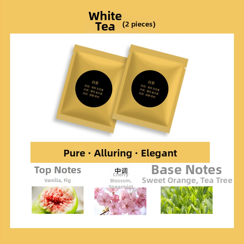 Auto mirisni ukras LA'vieparfaite s metalnim držačem parfema; funkcije: dekoracija, aromatiziranje i uklanjanje mirisa; mirisi: Nile garden, white tea, bitter orange leaf & oud; rok trajanja: tri godine