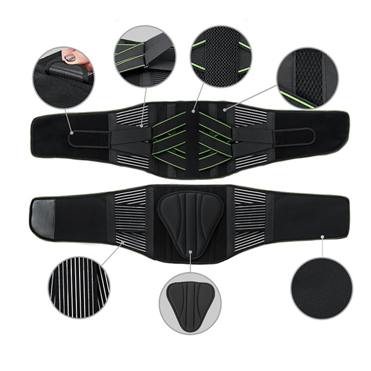 Ágyéki támasz öv – Uniszex, rugalmas és lélegző, deréktámasz kosárlabdához, poliészter rost