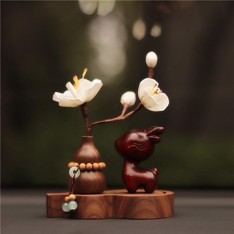 Ornament interior auto pentru consola centrală, aromaterapie, material metalic, stil modern