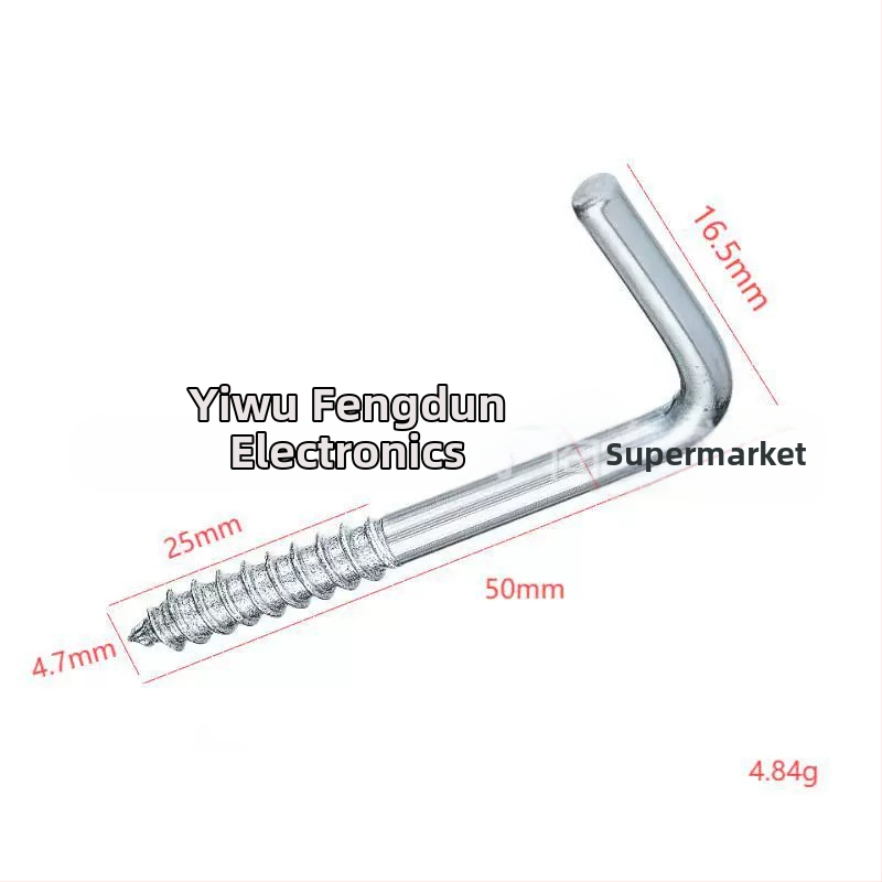 Háčik v tvare L so pravým uhlom