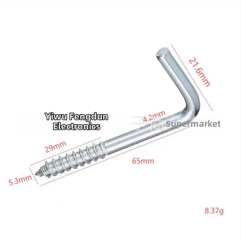 Háčik v tvare L so pravým uhlom