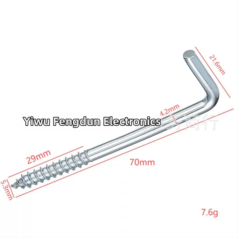 Háčik v tvare L so pravým uhlom