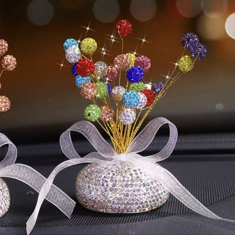 Диамантена украса за автомобилен интериор – централна конзола, модерен стил, декоративна функция, материал Point drill, тегло 100 g