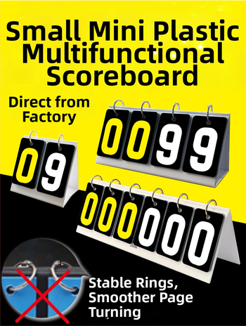 Tabuľka skóre - PVC materiál; prispôsobiteľná; vhodná pre stolný tenis a biliard; Jade valley značka