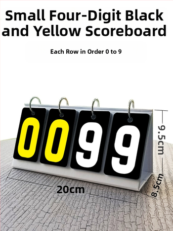 Tabuľka skóre - PVC materiál; prispôsobiteľná; vhodná pre stolný tenis a biliard; Jade valley značka