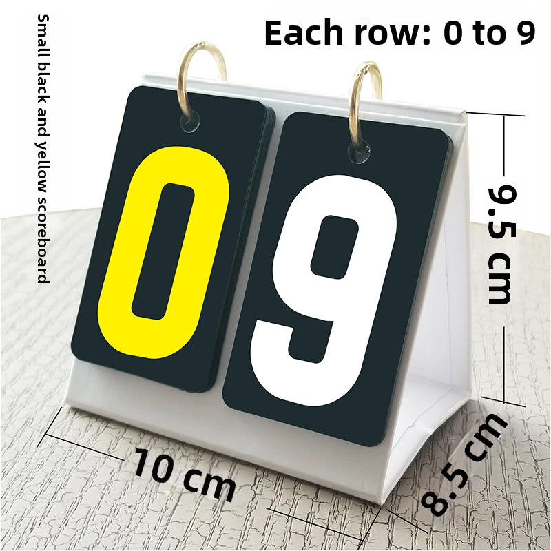 Tabuľka skóre - PVC materiál; prispôsobiteľná; vhodná pre stolný tenis a biliard; Jade valley značka